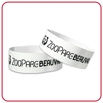 Voir le bracelet papier ZooParc de Beauval